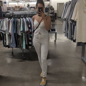 White Highwaisted H&M Jeans